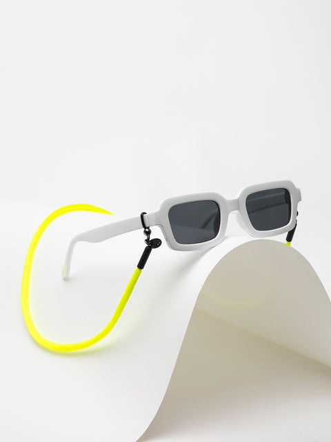 cordón para gafas de sol amarillo fosforito