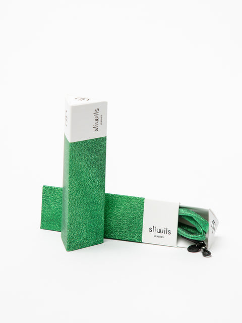cordones para gafas verdes brillantes