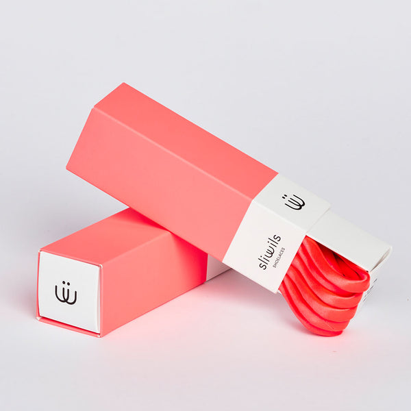 Coral top shoe laces