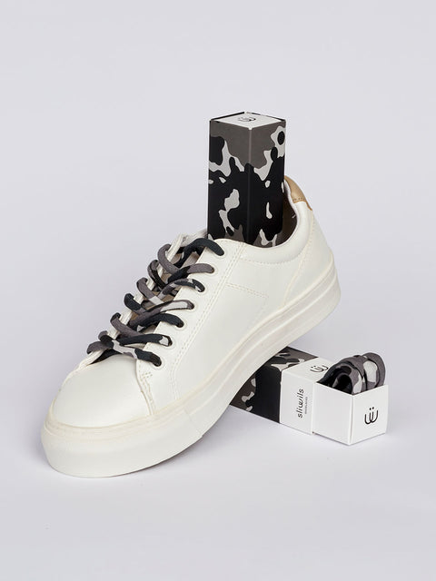 Bambas con cordones urban print